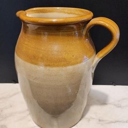 Timeless Vintage Heavy Ceramic English Pitcher By Pearsons Of Chesterfield