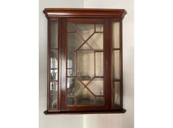 Glass Front Corner Display Cabinet
