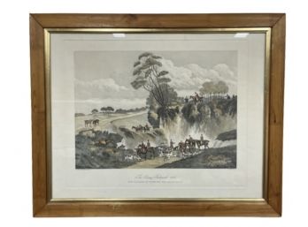 Equestrian Engraving, 'The Surrey Foxhounds, 1824'