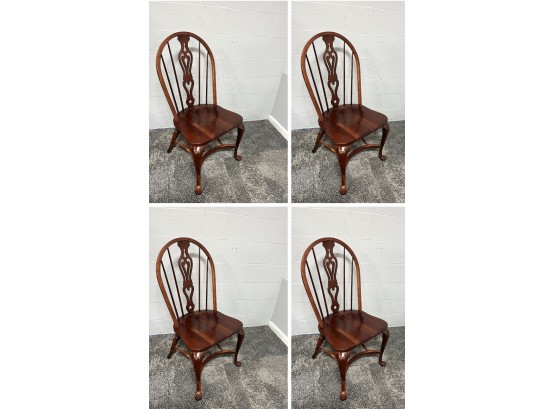Pennsylvania House Solid Cherry Spindle-Back Side Chairs