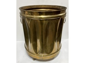 Handled Brass Pot/planter