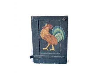 Rustic Rooster Cabinet Door