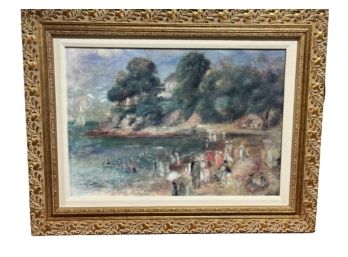 Matted And Framed Renoir Copy