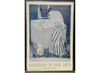 Vintage Framed MFA Boston Mary Cassatt Poster