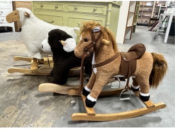 Three Plush Rockers For Toddlers - Pottery Barn