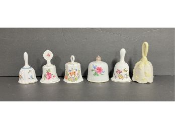 Bell Collection - Six - Includes Belleek - Meissen - Spode - Wedgwood - Aynsley - Staffordshire