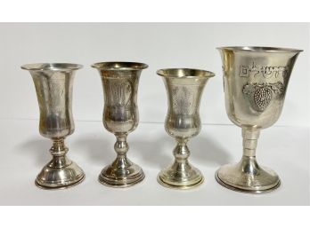 Four Sterling Cups - 183.02g