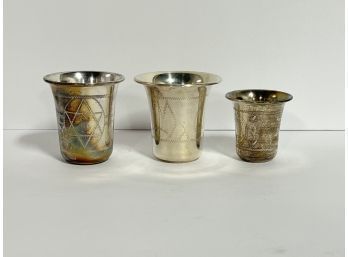 Three Sterling Cups - 140g