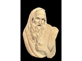 Vintage Austin Sculpture, 'Bust Of Moses'