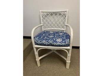 Mid 20th Century Chinese Chippendale Faux Bamboo Armchair