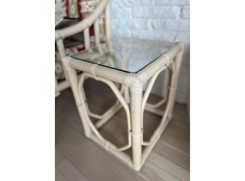 McGuire Bamboo Side Table