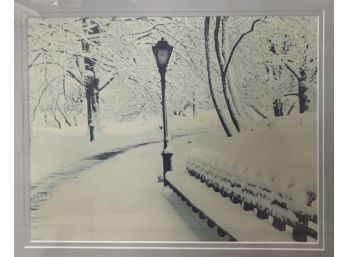 Framed Artwork - Winter In The Park