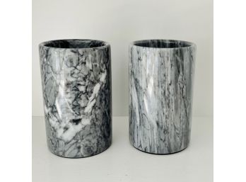 Pair Of Marble Vases