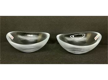 Holmegaard Of Copenhagen - Two Small Bowls, NIB