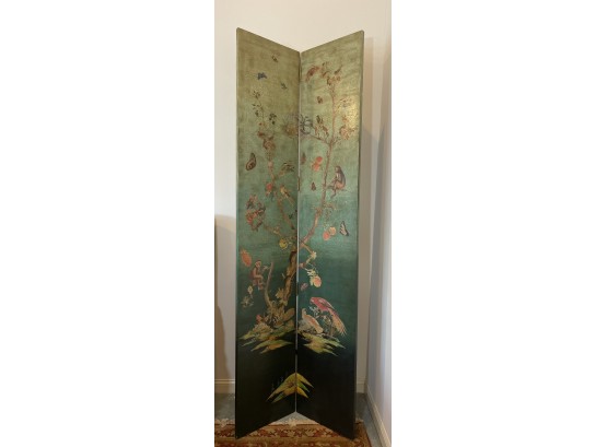 8 Foot High - 2 Panel Jungle Inspired  Wall Panel/Room Divider