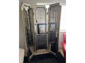 Glamorous Mirrored Privacy Screen/Room Divider