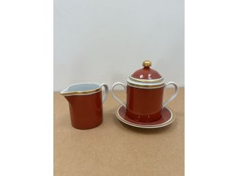 Sugar And Creamer Set By Fitz And Floyd, Inc