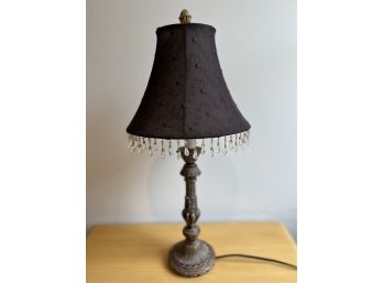 Table Lamp With Beaded Shade #2