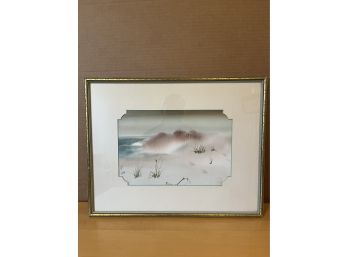 Signed Millie Briggs Watercolor, 1/2