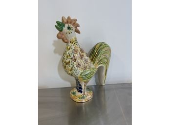 Painted Ceramic Rooster