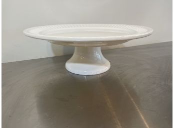 White Porcelain Pedestal Cake Stand