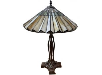Tiffany Style Accordion Shade Lamp