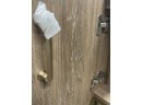 Vinnova Alistair 36' White Grain Stone Top Single Vanity In Oak