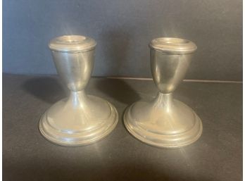 Empire Pewter Weighted Candlesticks