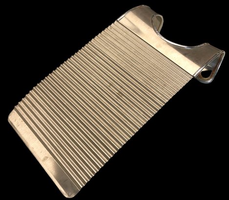Standard  ''Zydeco'' Washboard Percussion Instrument