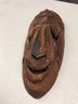 Unique, And Intricately Detailed Wooden, African Tribal Mask, Signed By Artist
