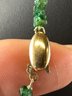 14K Yellow Gold And Raw Emerald? Chip Necklace, 26'