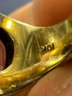 10K Yellow Gold Amethyst Ring, Size 2