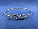 Avery 14K Yellow Gold And Stering Silver Infinity Bracelet