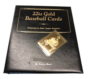 22KT Baseball Cards - Danbury Mint