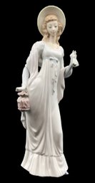 Stunning Lladro 'Dainty Lady' Porcelain Large Figurine,  #4934