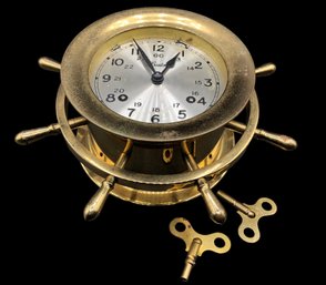 Beautiful, Boston  Ship's Bell Clock, Brass