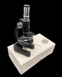 Mini Microscope 100X, 200X, 300X Power , 5' Tall In Box