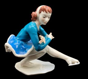 Fabulous Art Deco Hutschenreuther Porcelain Figure Skater