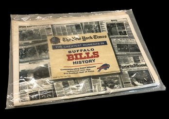 NYT The Greatest Moments Of The Buffalo Bills History In Collectible Periodicals In Original Packaging