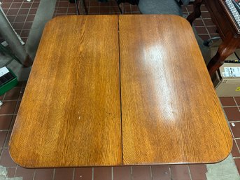 Wood Table With Three Leaves