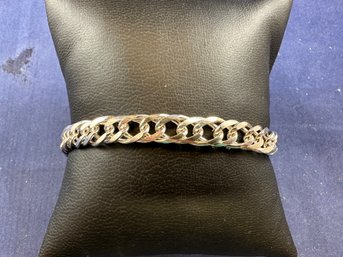 Sterling Silver Chain Link Bracelet, 7'