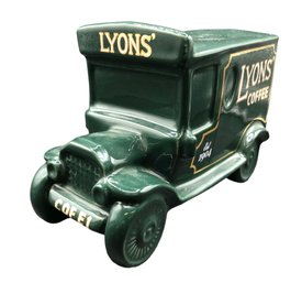 Wade Pottery Money Box Modeled As A Green Lyons Coffee Van
