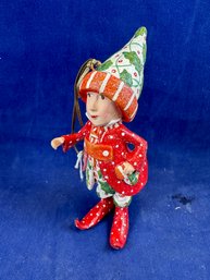 Mackenzie Childs Patience Brewster - Dash Away Vixen Mini Elf Figure