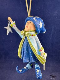 Mackenzie Childs Patience Brewster - Dash Away Comet Mini Elf Figure