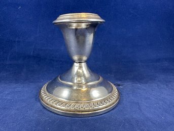 Lone Empire Sterling Silver Candlestick 3'