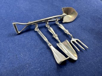 Sterling Silver Garden Tools
