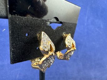 Swarovski Crystal Hoop Earrings