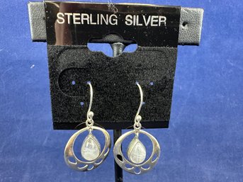 Sterling SIlver Moonstone Earrings