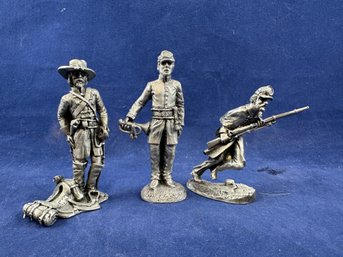 Pewter War Figurines