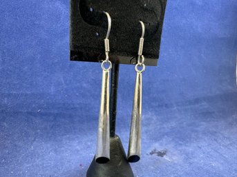 Sterling Silver Black Onyx  Earrings